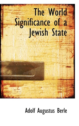 The World Significance of a Jewish State