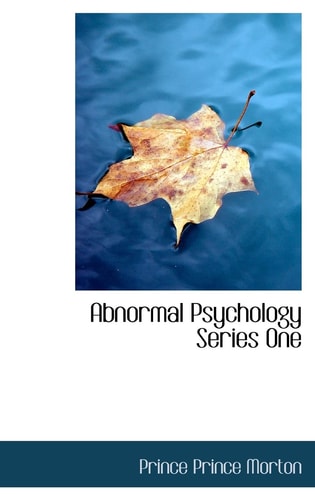 Abnormal Psychology Series One