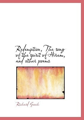Redemption, The song of the spirit of Hiram, and other poems