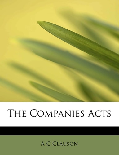 The Companies Acts