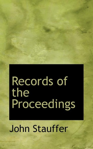 Records of the Proceedings