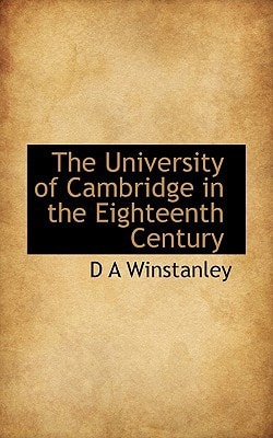 The University of Cambridge in the Eighteenth Century
