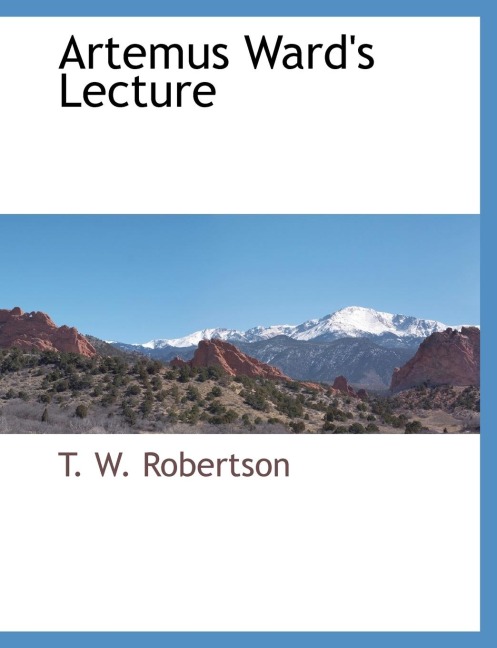 Artemus Wards Lecture
