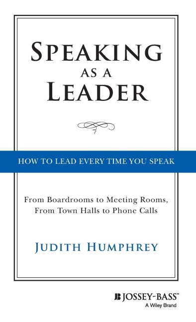 Speaking As a Leader