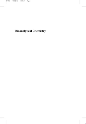 Bioanalytical Chemistry