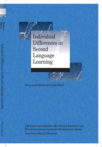 Individual Differences in Second Language Learning
