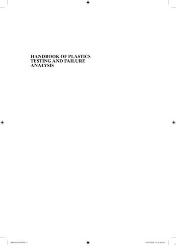 Handbook of Plastics Testing and Failure Analysis