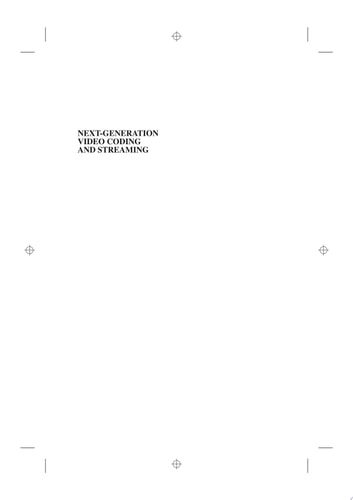 Next-Generation Video Coding and Streaming