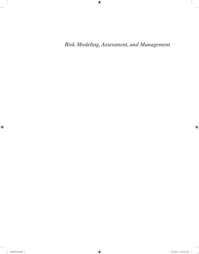 Risk Modeling, Assessment, and Management