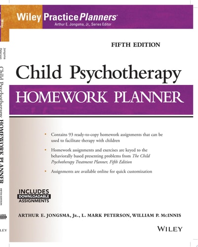 Child Psychotherapy Homework Planner