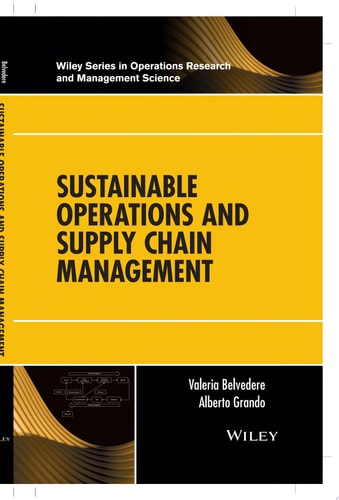 Sustainable Operations and Supply Chain Management