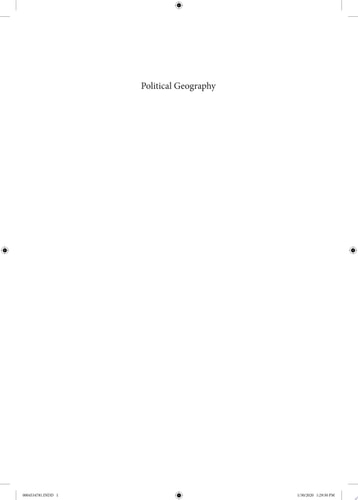 Political Geography A Critical Introduction