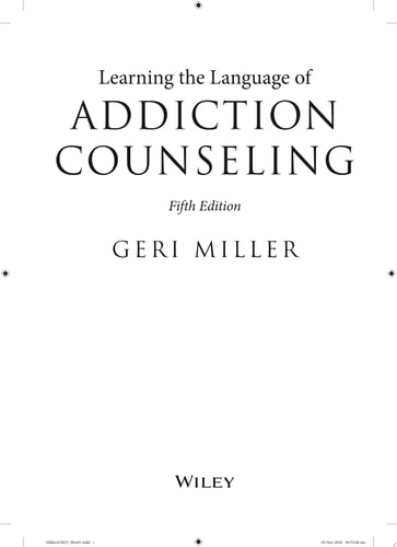 Learning the Language of Addiction Counseling
