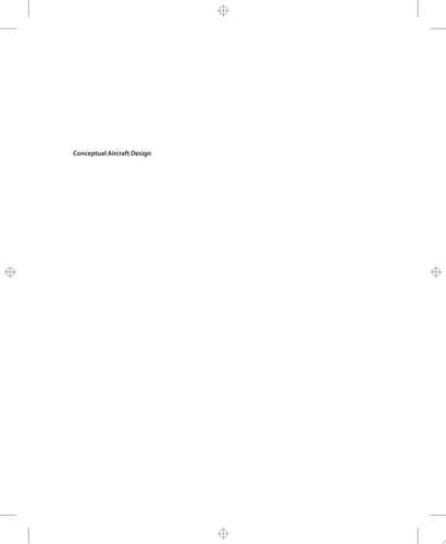 Conceptual Aircraft Design An Industrial Approach