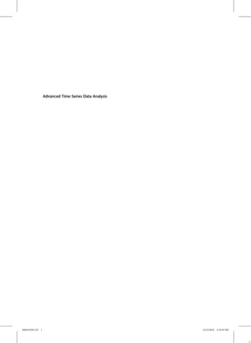 Advanced Time Series Data Analysis Forecasting Using EViews