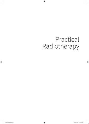 Practical Radiotherapy Physics and Equipment