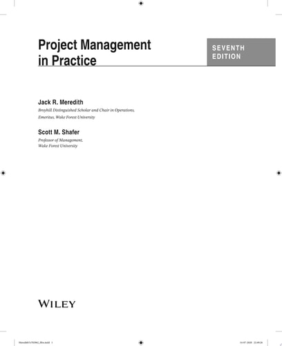 Project Management in Practice