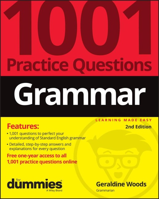 Grammar: 1001 Practice Questions for Dummies (+ Free Online Practice)