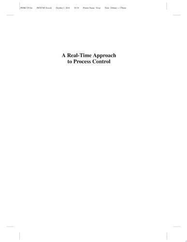 A Real-Time Approach to Process Control