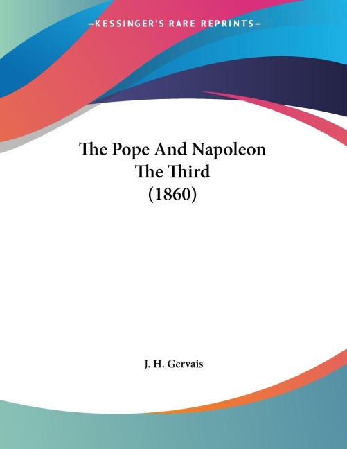 The Pope And Napoleon The Third (1860)