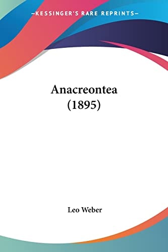 Anacreontea (1895)