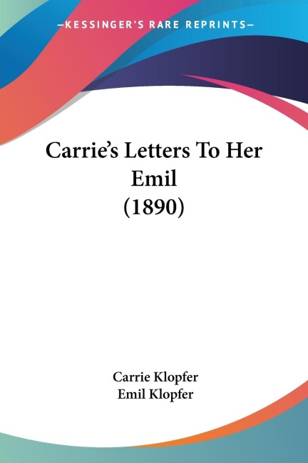 Carries Letters To Her Emil (1890)
