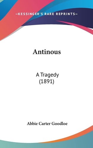 Antinous: A Tragedy (1891)
