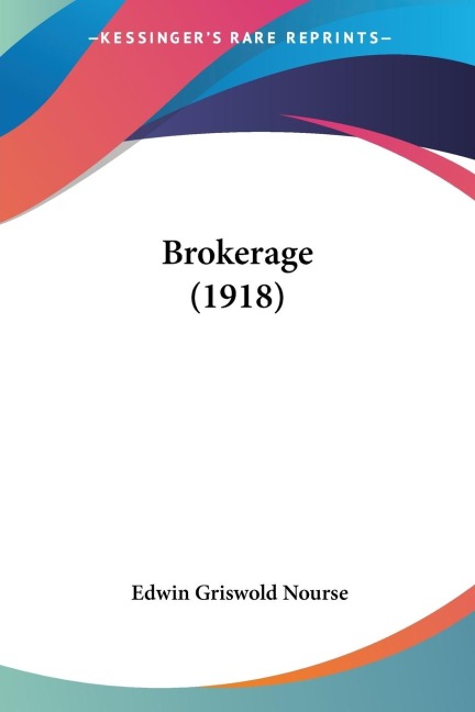 Brokerage (1918)