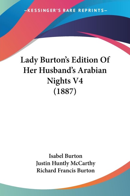 Lady Burtons Edition Of Her Husbands Arabian Nights V4 (1887)