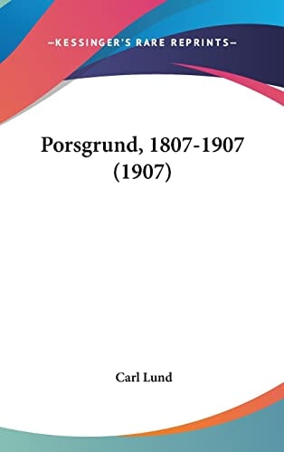 Porsgrund, 1807-1907 (1907) (Multilingual Edition)