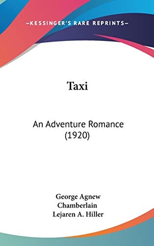 Taxi: An Adventure Romance (1920)