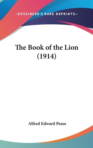 The Book of the Lion (1914)