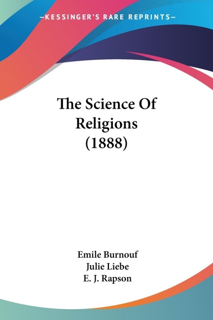 The Science Of Religions (1888)