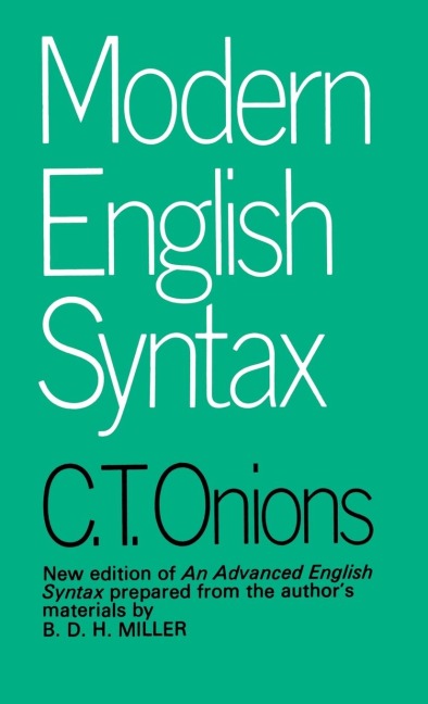 Modern English Syntax