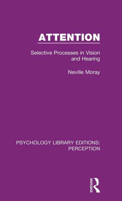 Attention: Selective Processes in Vision and Hearing