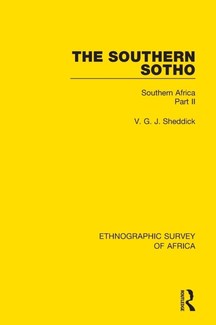 The Southern Sotho: Southern Africa Part II