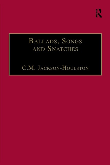 Ballads, Songs and Snatches: The Appropriation of Folk Song and Popular Culture in British 19th-Century Realist Prose