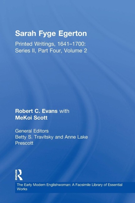 Sarah Fyge Egerton: Printed Writings, 1641-1700: Series II, Part Four, Volume 2