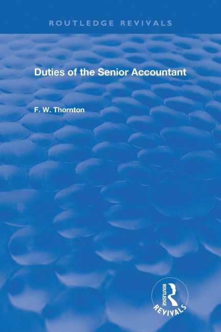 Duties of the Senior Accountant