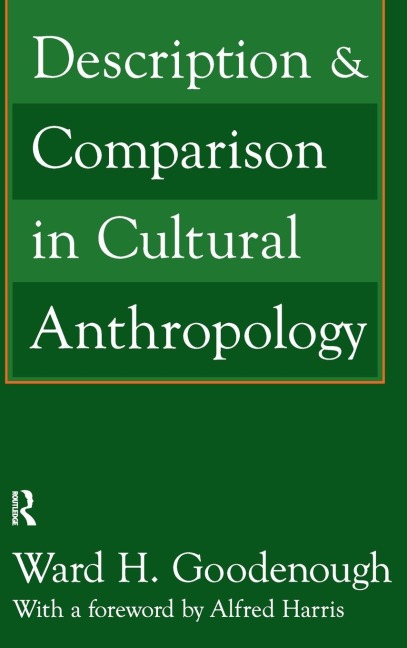 Description and Comparison in Cultural Anthropology