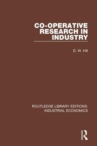 Co-Operative Research in Industry
