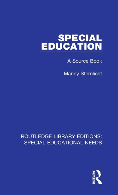 Special Education: A Source Book