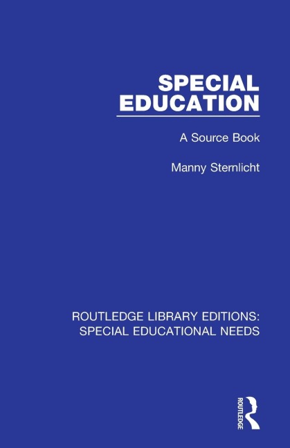 Special Education: A Source Book