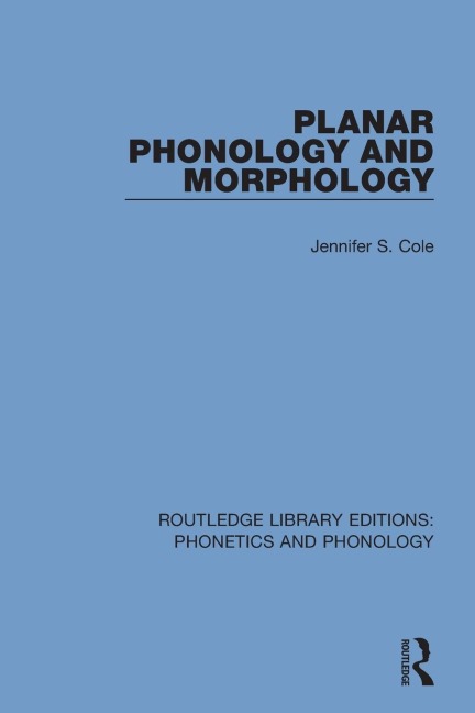 Planar Phonology and Morphology