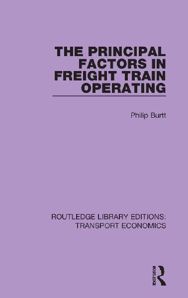 The Principal Factors in Freight Train Operating