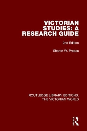 Victorian Studies A Research Guide
