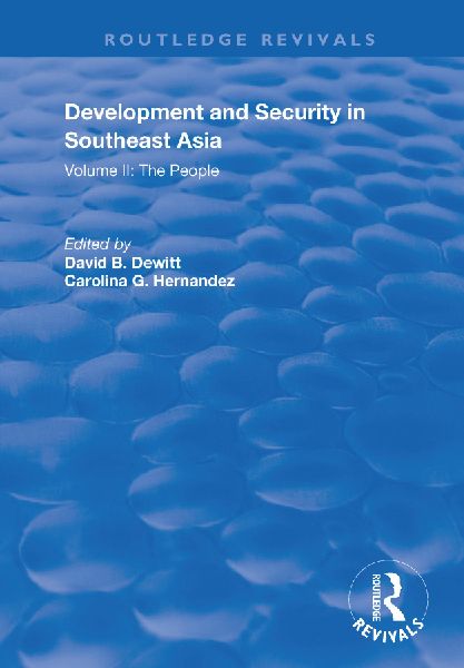 Development and Security in Southeast Asia: Volume I: The Environment