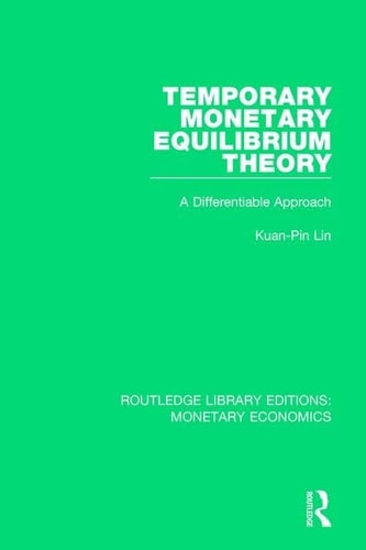 Temporary Monetary Equilibrium Theory A Differentiable Approach