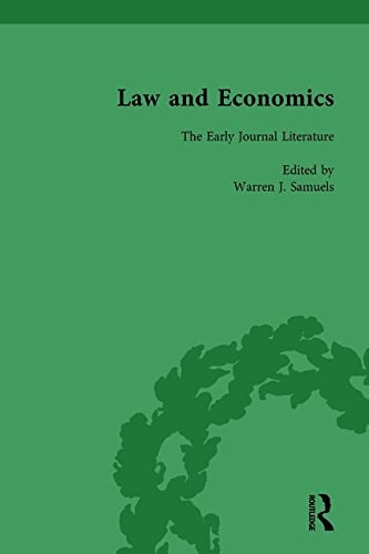 Law and Economics Vol 2 The Early Journal Literature