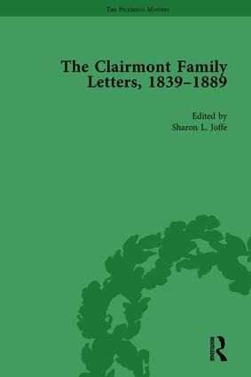 The Clairmont Family Letters, 1839 - 1889: Volume II